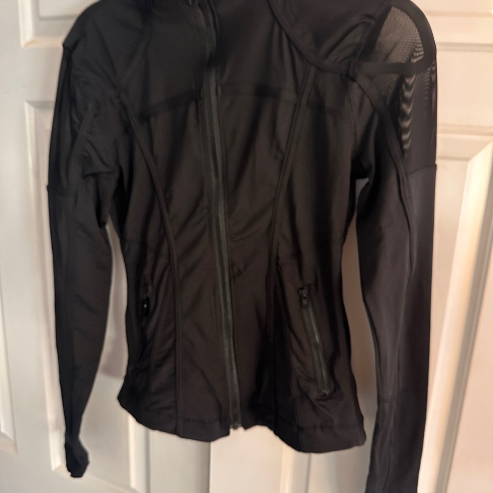 Brand New 🔥 Sleek Black Athletic Zip-Up Jacket